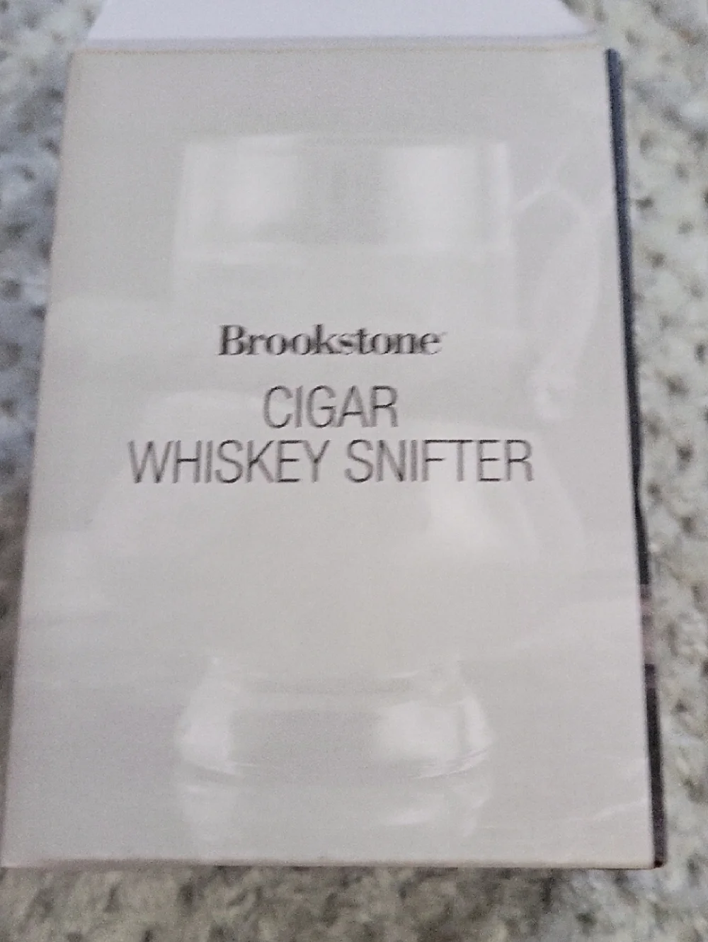 Brookstone Clear Handblown Whiskey‎ & Cigar Snifter